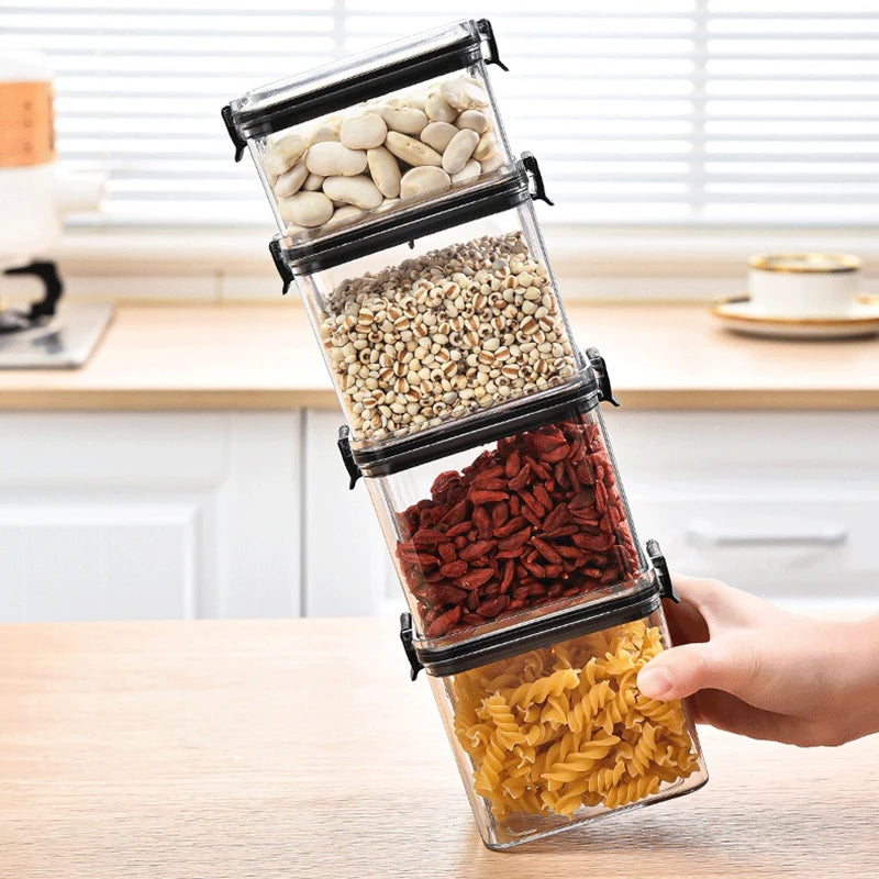 Clip-Lock Pantry Storage Container