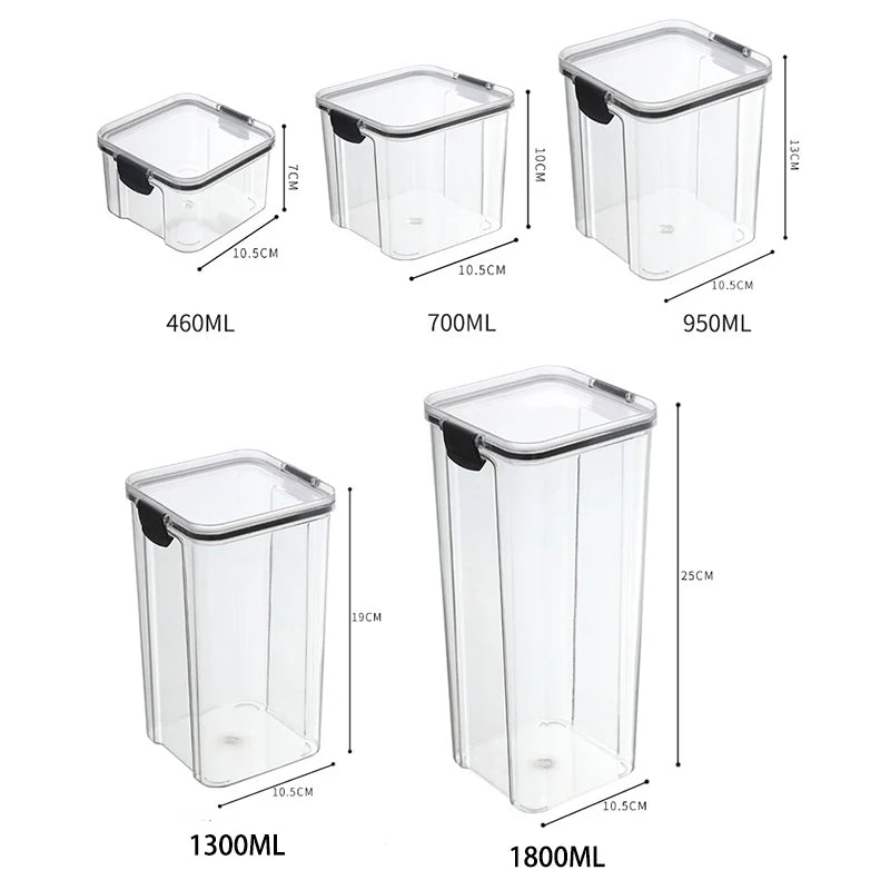 Clip-Lock Pantry Storage Container