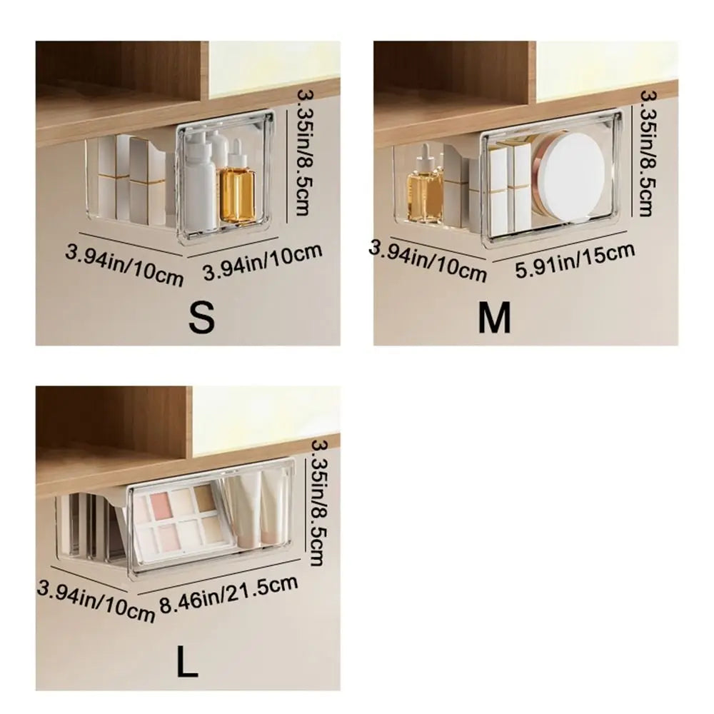 Self-Adhesive Under-Shelf Storage Drawer