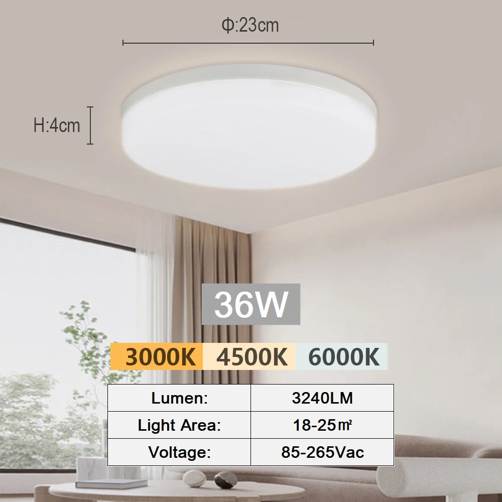 Ultra-Slim LED Ceiling Light