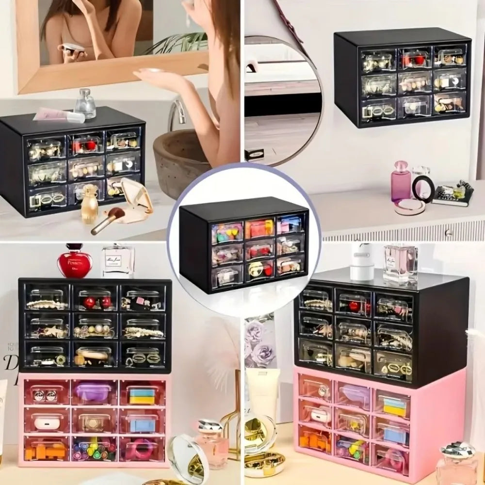 Nine-Drawer Jewellery and Small Item Organiser