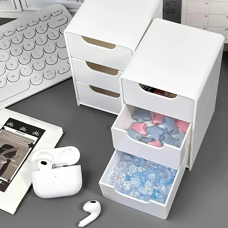 Mini Three-Drawer Desk Organiser