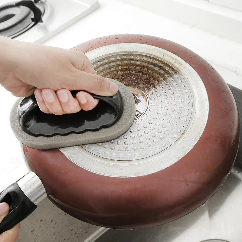 Abrasive Cleaning Sponge with Handle