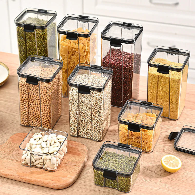 Clip-Lock Pantry Storage Container
