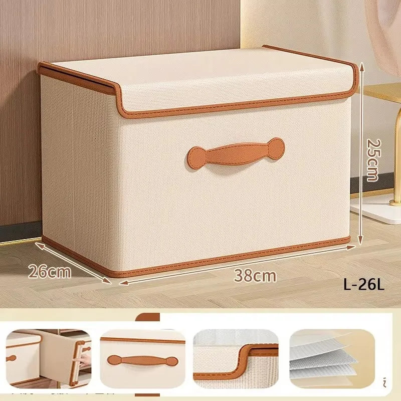 Fabric Storage Box with Lid