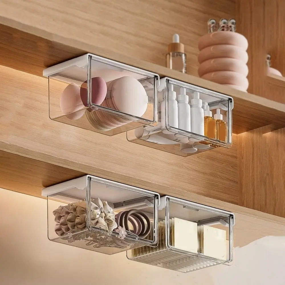 Self-Adhesive Under-Shelf Storage Drawer