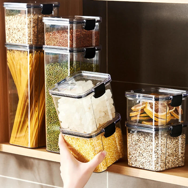 Clip-Lock Pantry Storage Container