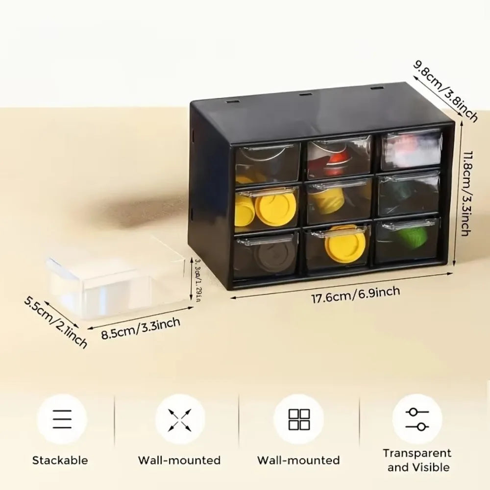 Nine-Drawer Jewellery and Small Item Organiser