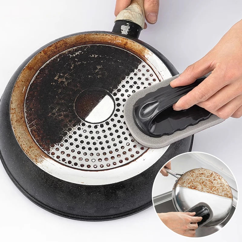 Abrasive Cleaning Sponge with Handle
