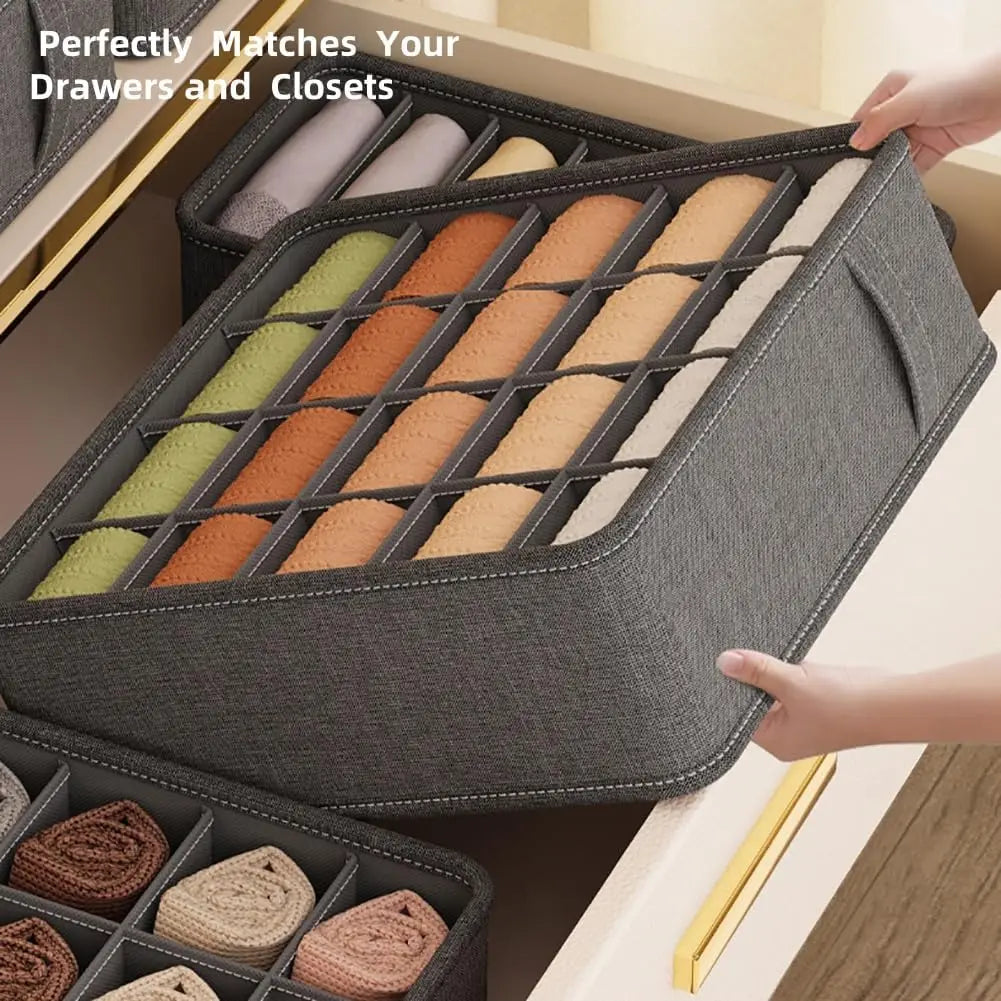 Compartment Drawer Organiser for Underwear and Socks