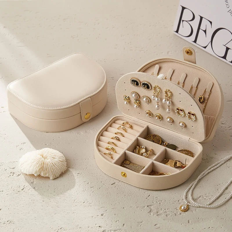 Travel Jewellery Box with Compartments
