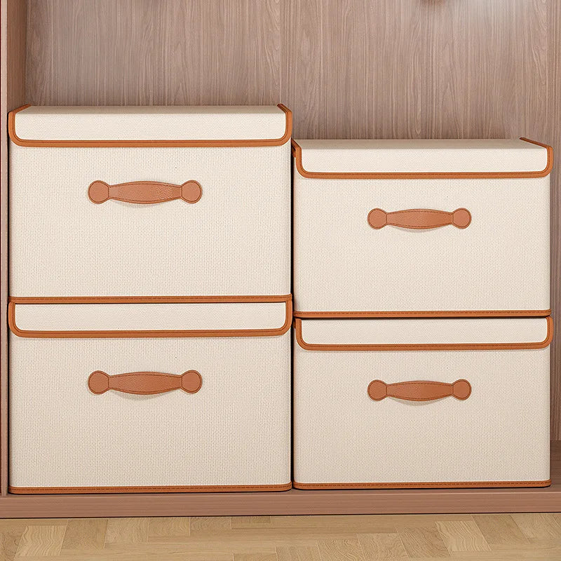 Fabric Storage Box with Lid