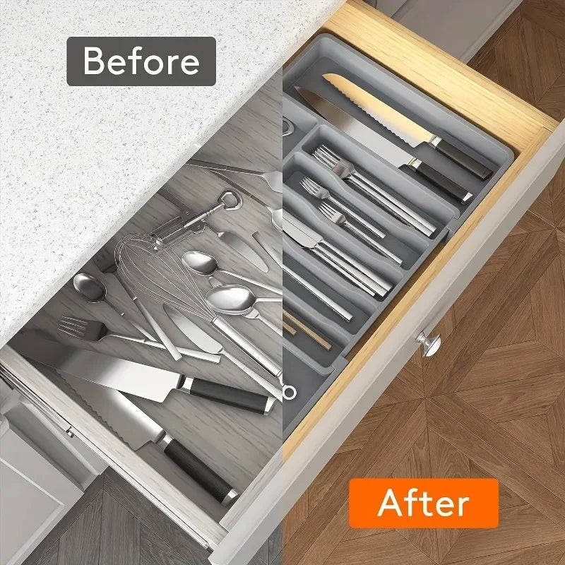 Expandable Cutlery Drawer Organiser