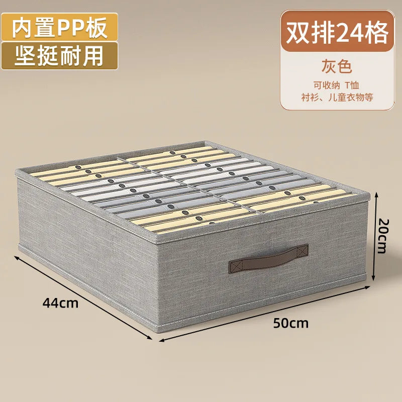 Divided Clothes Storage Box