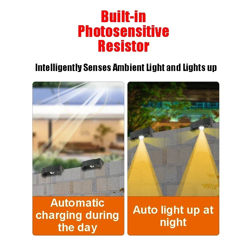 Solar Colour-Changing Wall Light