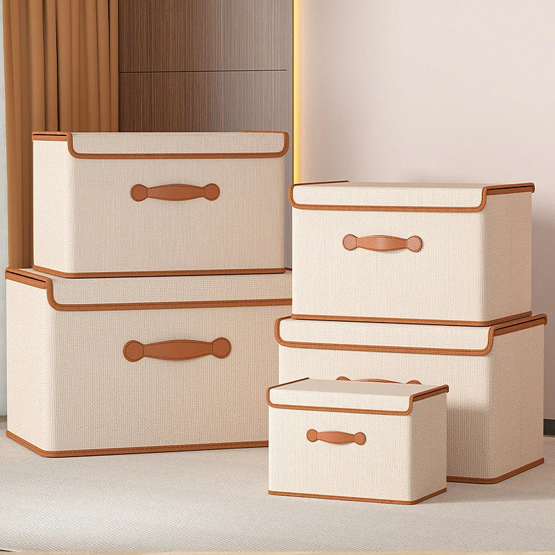 Fabric Storage Box with Lid
