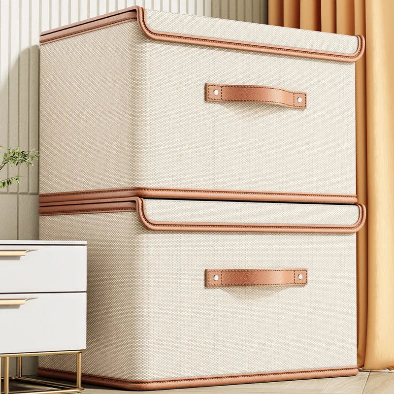 Fabric Storage Box with Lid