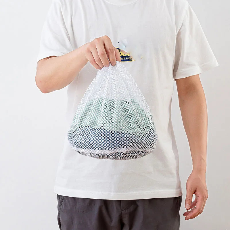 Drawstring Mesh Laundry Bag