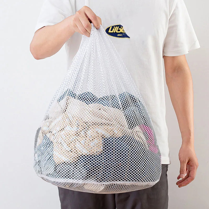 Drawstring Mesh Laundry Bag
