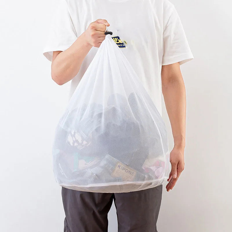 Drawstring Mesh Laundry Bag