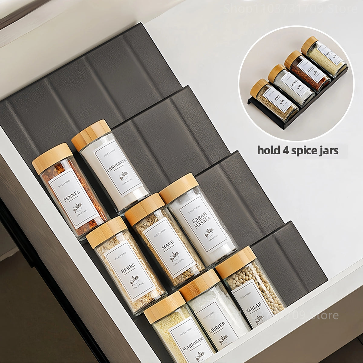 Spice Drawer Organiser Inserts