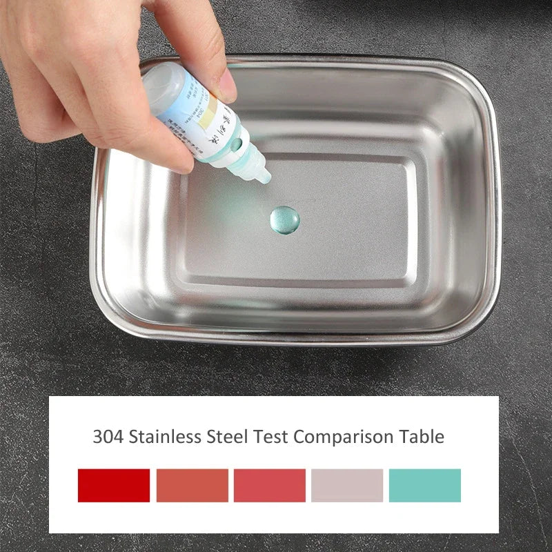 Stainless Steel Lunch Box with Clip-Lock Lid