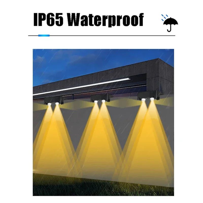 Solar Colour-Changing Wall Light