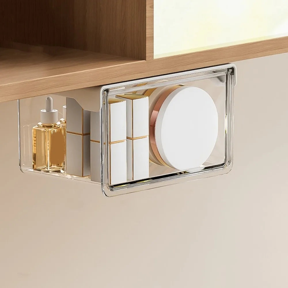 Self-Adhesive Under-Shelf Storage Drawer