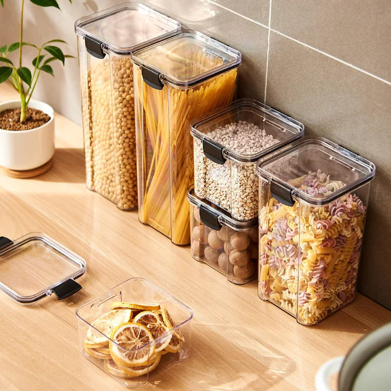 Clip-Lock Pantry Storage Container