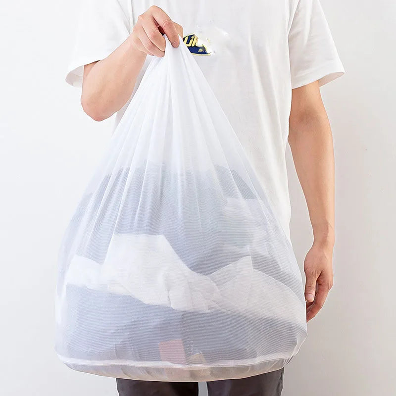 Drawstring Mesh Laundry Bag