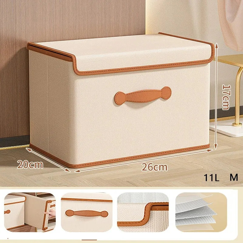 Fabric Storage Box with Lid