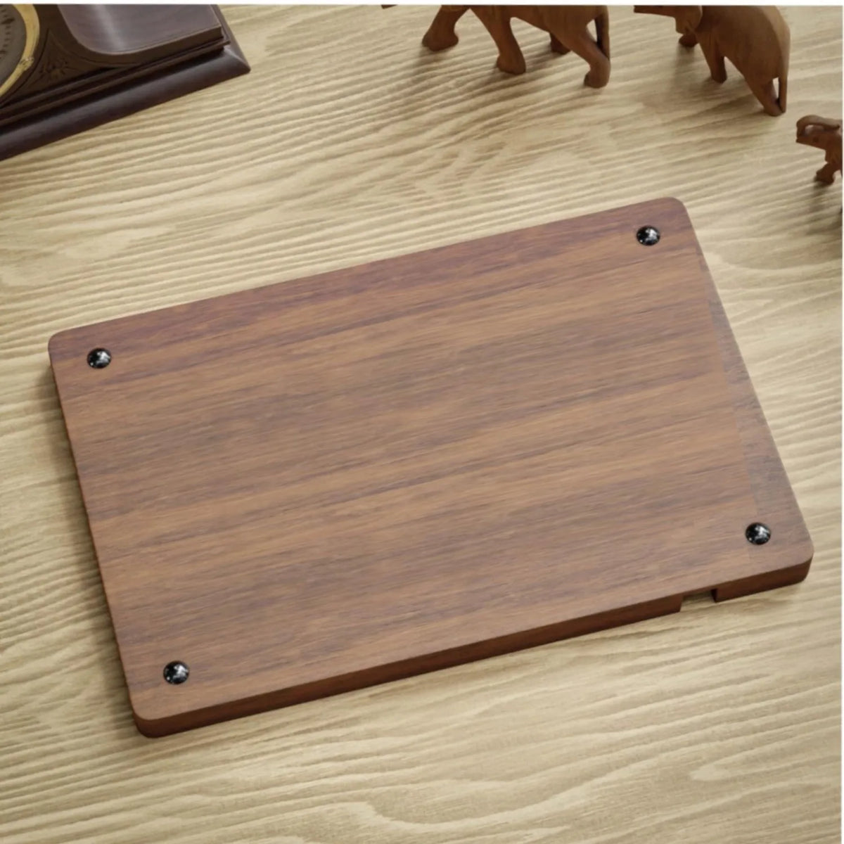 Wooden Desk Tray with Compartments