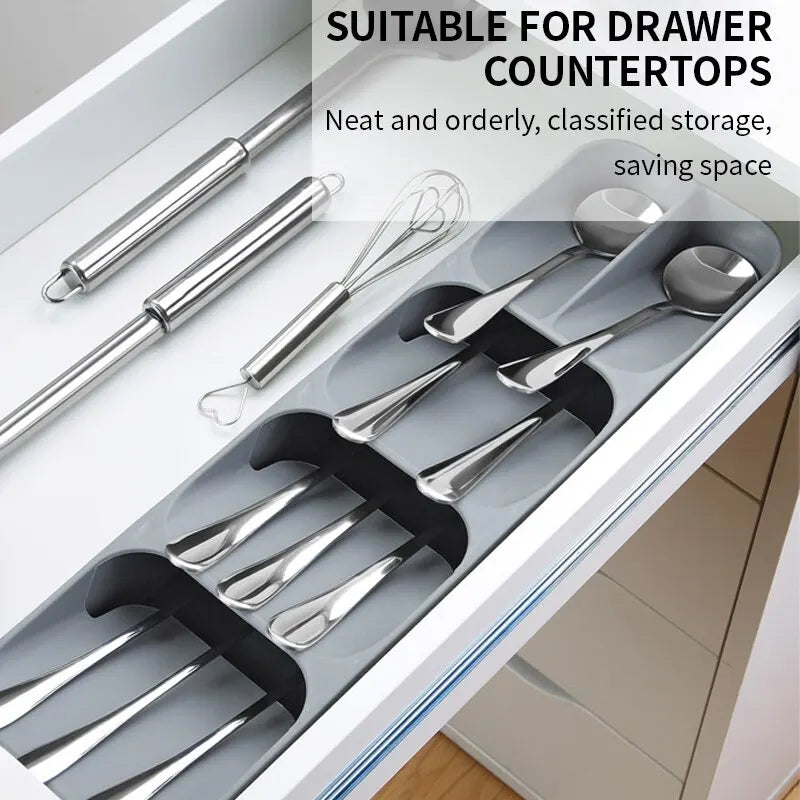 Slimline Kitchen Drawer Organiser Tray