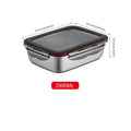 Stainless Steel Lunch Box with Clip-Lock Lid