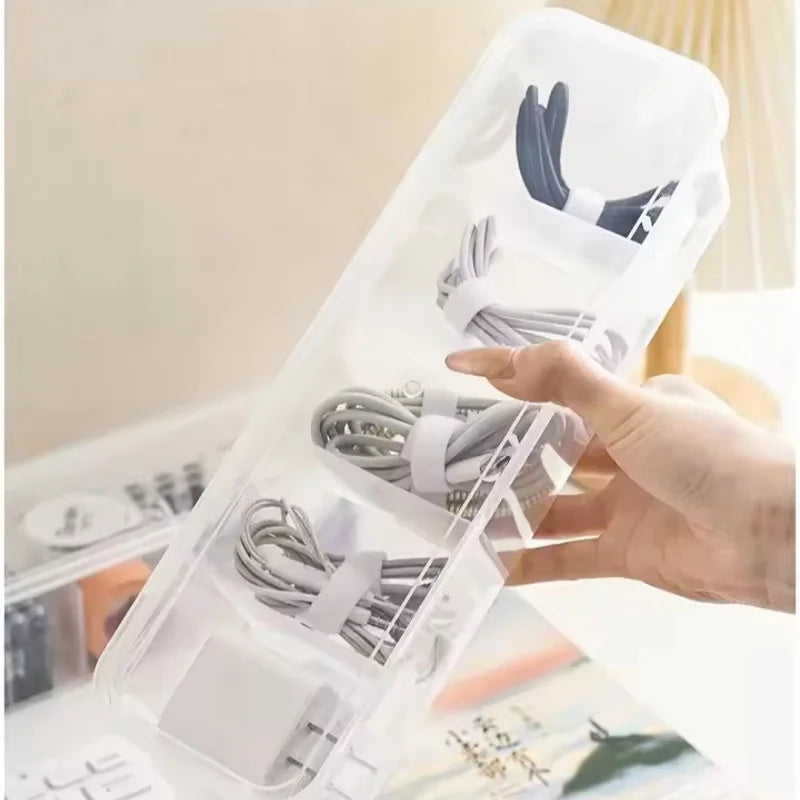 Cable Storage Box with Removable Dividers