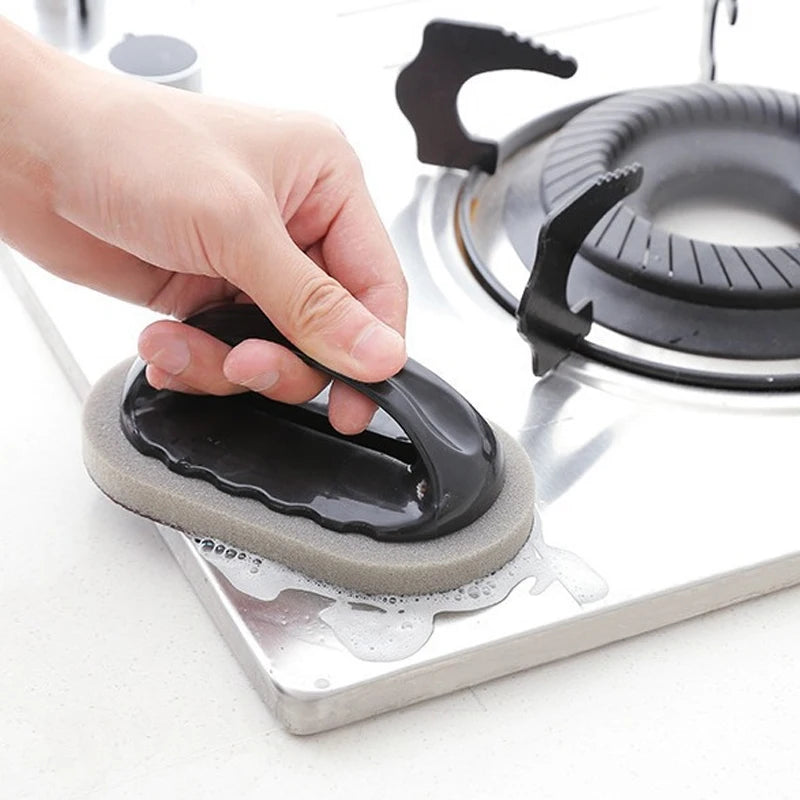 Abrasive Cleaning Sponge with Handle