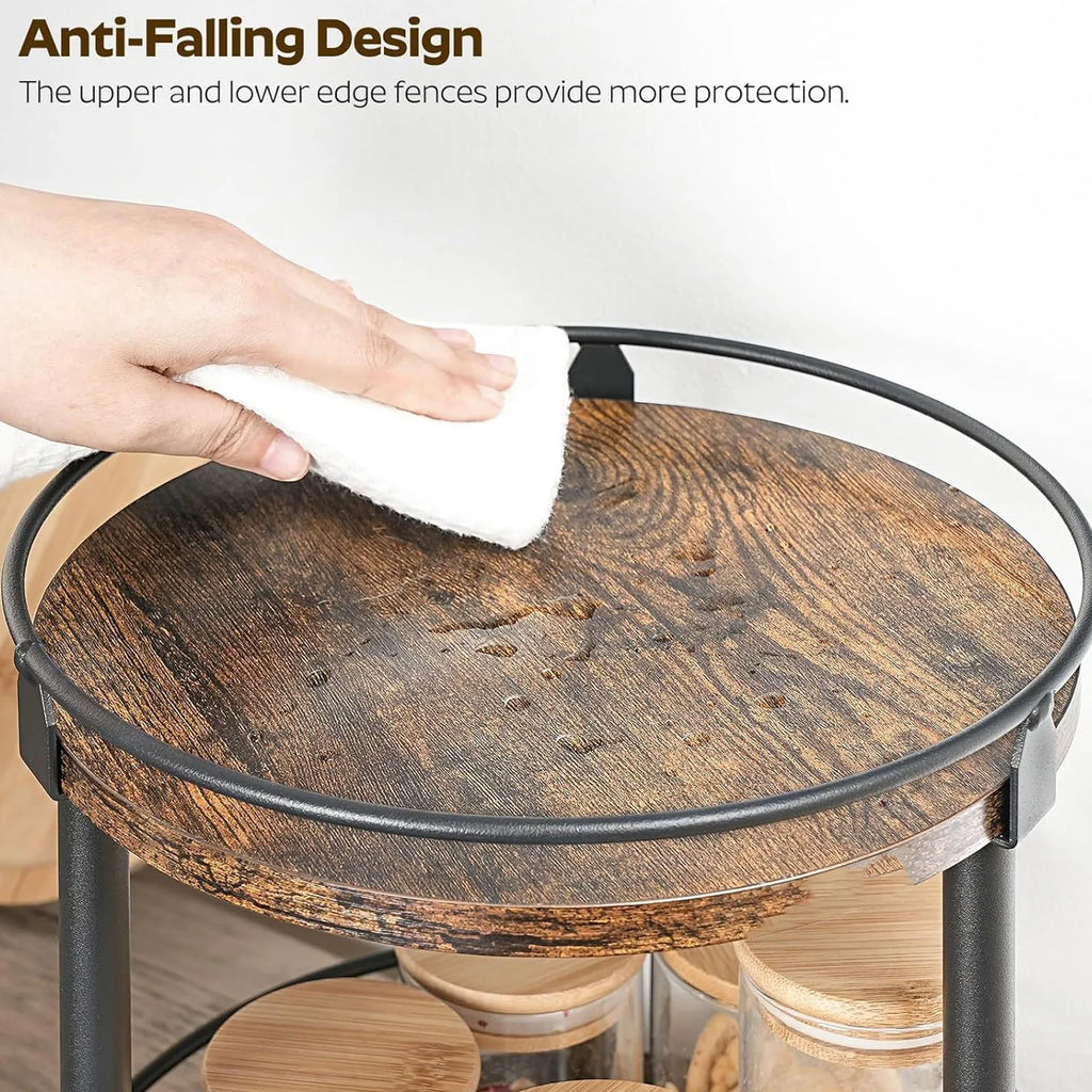 Three-Tier Rotating Spice Rack