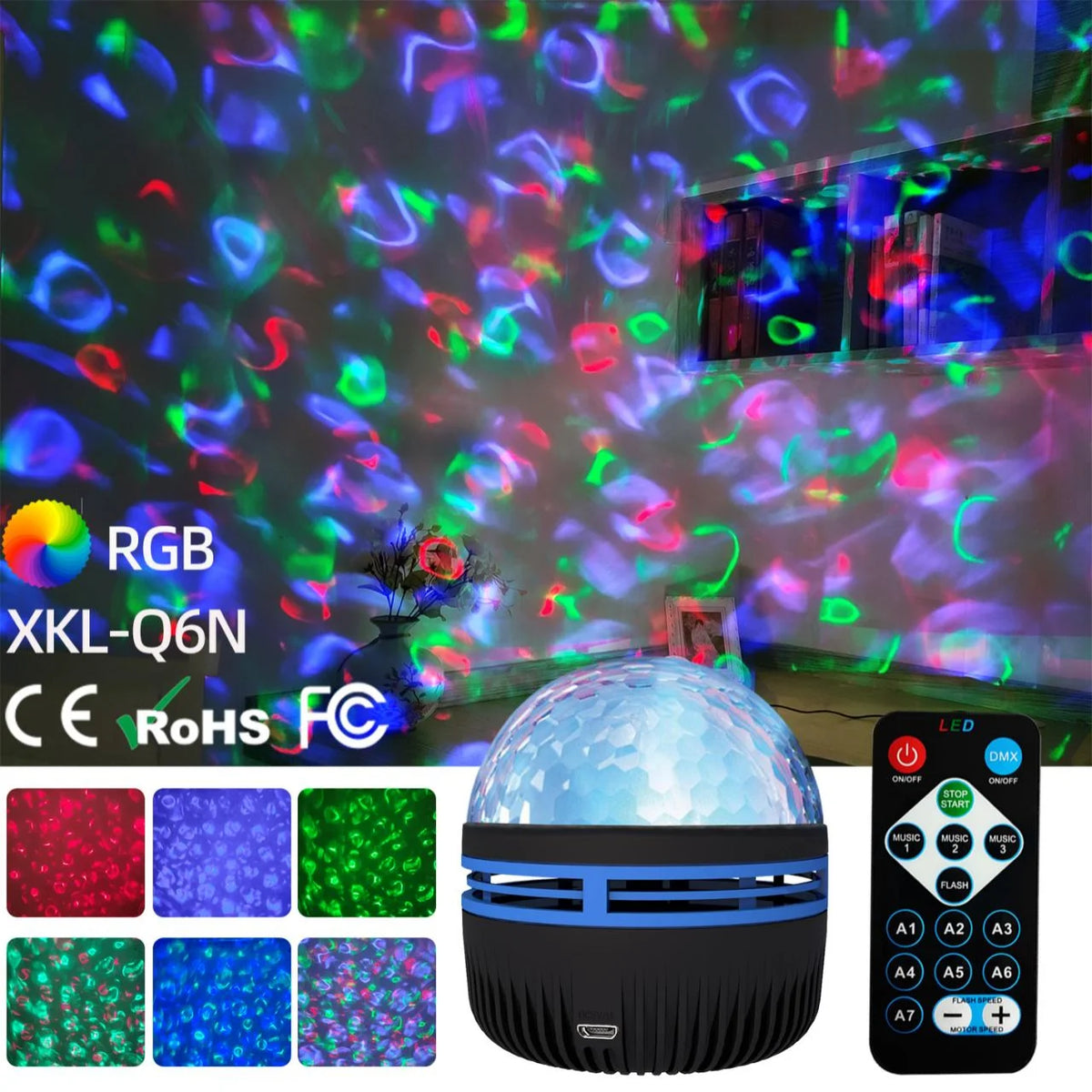 Aurora Projection Light with Remote Control