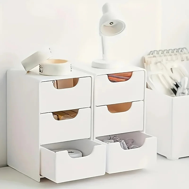 Mini Three-Drawer Desk Organiser