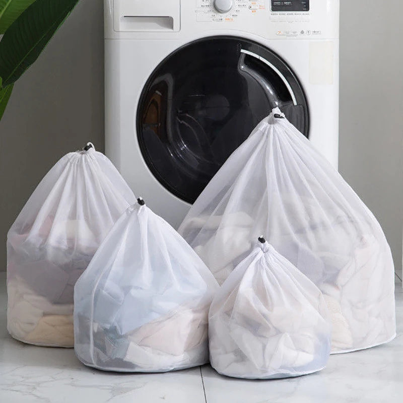 Drawstring Mesh Laundry Bag