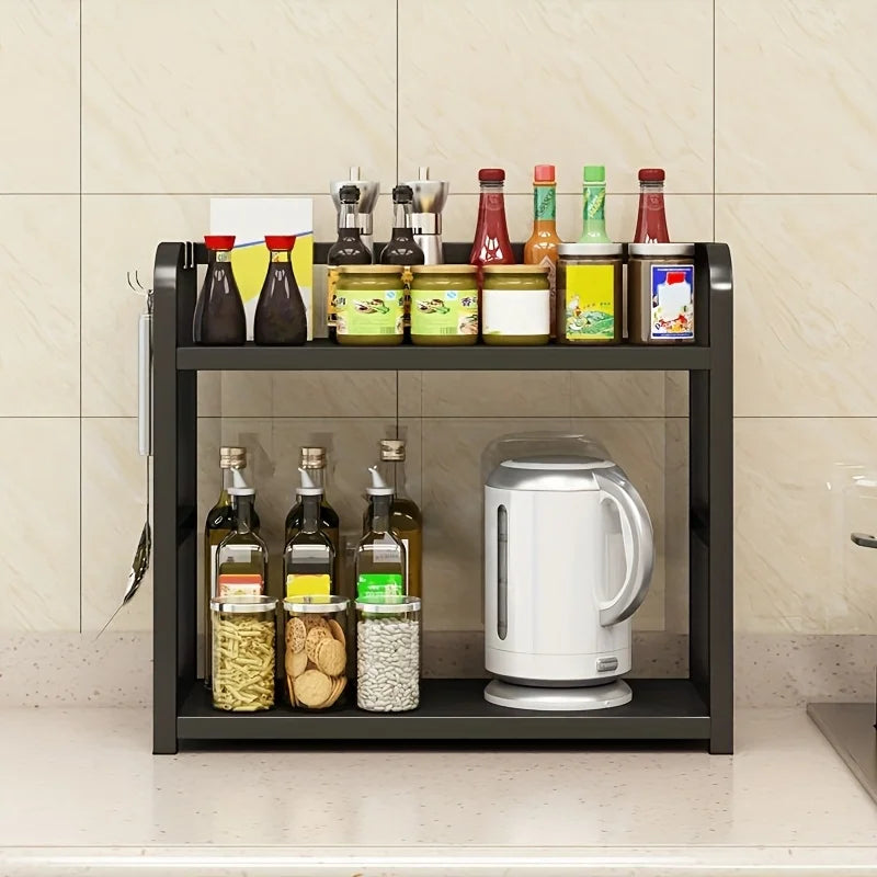 Two-Tier Kitchen Worktop Shelf